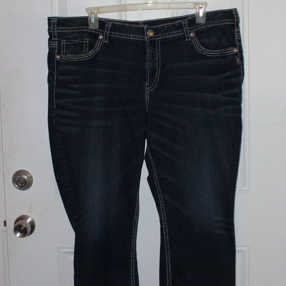 Silver Jean Co SUKI Fluid Capri Size 24 - Picture 1 of 6